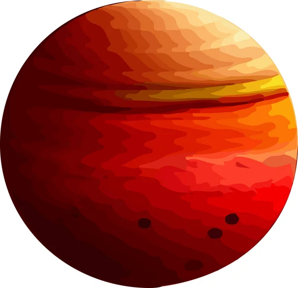 Planetas Espaciais Asteróides Lua Fantástico Vetor Jogo Mundial Ilustração Vetorial — Vetor de Stock