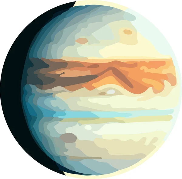 Διαστημικοί Πλανήτες Αστεροειδής Φεγγάρι Φανταστικό Διάνυσμα Παιχνιδιού Εικονογράφηση Διανύσματος — Διανυσματικό Αρχείο