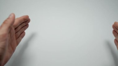 Ovuşan eller hareket eden kol hareketi kış klipsi