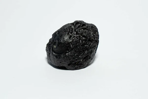 Indokinit Meteorit Fekete Űrszikla Kozmosz Tektit — Stock Fotó