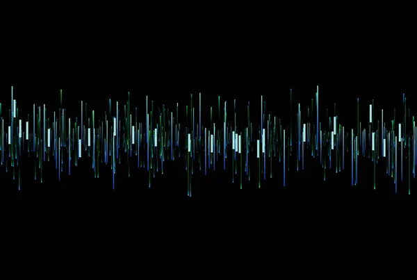Barras Frecuencia Textura Audio Musical Gradiente Rayos Estilo Línea Arte —  Fotos de Stock