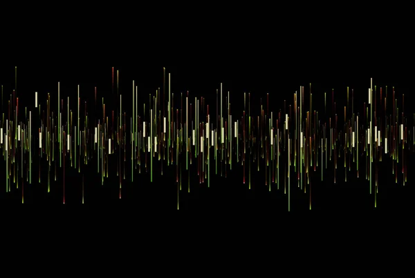 Barras Frecuencia Textura Audio Musical Gradiente Rayos Estilo Línea Arte — Foto de Stock