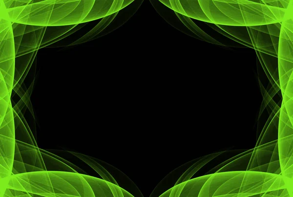 Green Neon Abstract Background Spiritual Banner Texture Artwork — Stock Photo, Image