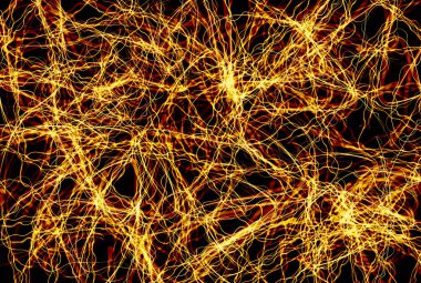 Dijital sibernetik ağ soyut teknoloji arkaplan duvar kağıdı