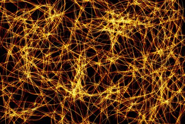 Dijital sibernetik ağ soyut teknoloji arkaplan duvar kağıdı