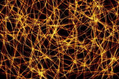 Dijital sibernetik ağ soyut teknoloji arkaplan duvar kağıdı