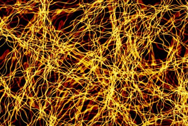 Dijital sibernetik ağ soyut teknoloji arkaplan duvar kağıdı