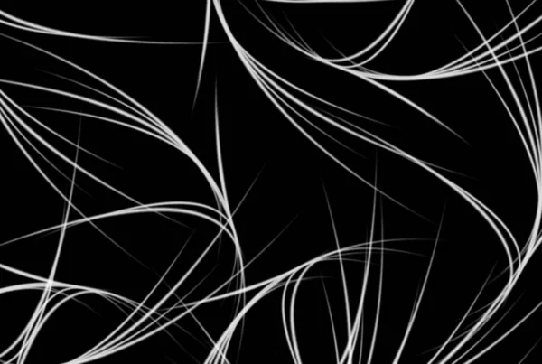 Dalgalı Çizgiler Arkaplan Siyah Beyaz Soyut Doku Çizimleri — Stok fotoğraf