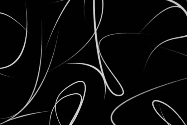 Hullámos Vonalak Háttér Fekete Fehér Elvont Textúra Grafika — Stock Fotó