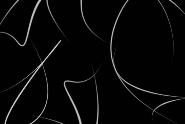 Líneas Onduladas Fondo Blanco Negro Textura Abstracta Obras Arte —  Fotos de Stock
