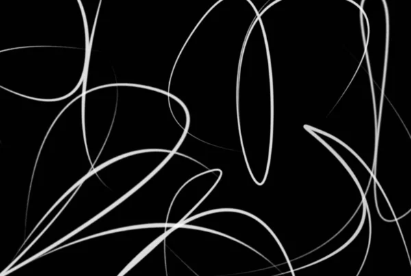 Волнистые Линии Фона Черно Белая Абстрактная Текстура — стоковое фото