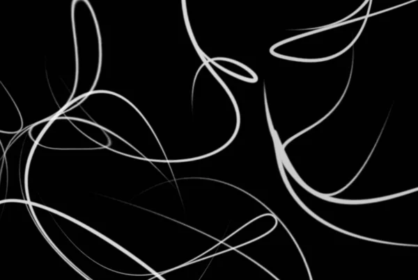 Linhas Onduladas Fundo Preto Branco Abstrato Textura Arte — Fotografia de Stock