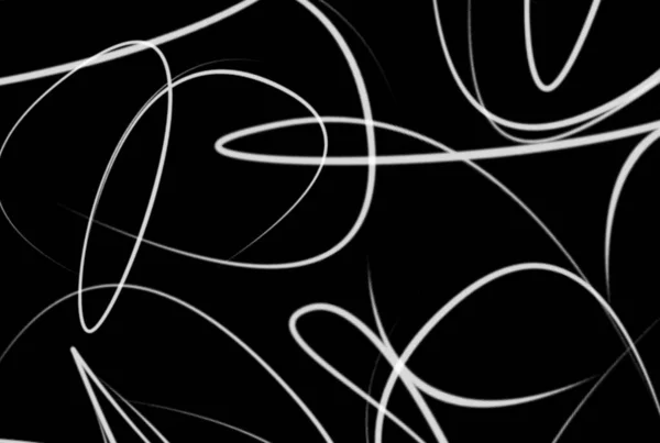 波線の背景黒と白の抽象的なテクスチャアートワーク — ストック写真