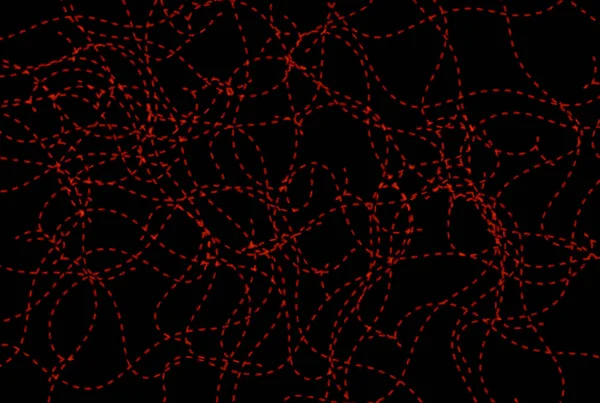 Kırmızı Noktalı Çizgi Dokusu Dinamik Parçacık Etkisi Düz Düz Arkaplan — Stok fotoğraf