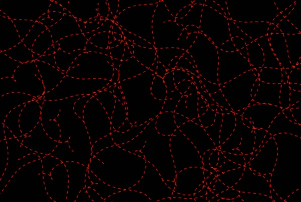 Linha Pontilhada Vermelha Textura Dinâmica Efeito Partícula Lisa Fundo Alinhado — Fotografia de Stock