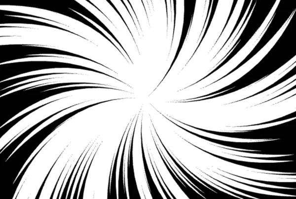 Comic Sunburst Hintergrund Strahl Streifen Textur Kunst Dynamische Bewegungslinie Tapete — Stockfoto