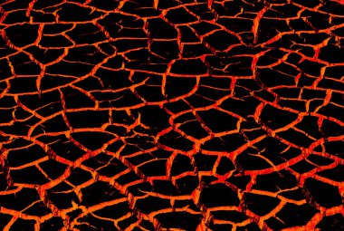 Erimiş lav dokusu cehennem zeminini aşırı ısıttı dağ magması soyut duvar kağıdı