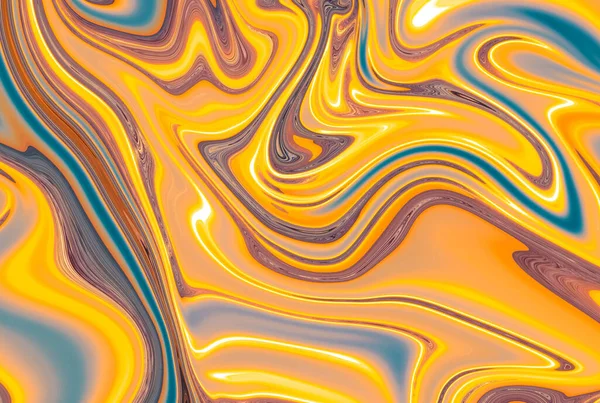 大理石の質感液体の背景創造的なペイントパターンを液化 — ストック写真
