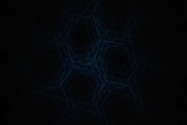vFuturistik soyut arkaplan altıgen ağ deseni geometri şekil dokusu sanatı