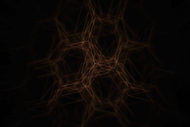 Gelecekçi soyut arkaplan altıgen ağ desenli geometri şekil dokusu sanatı