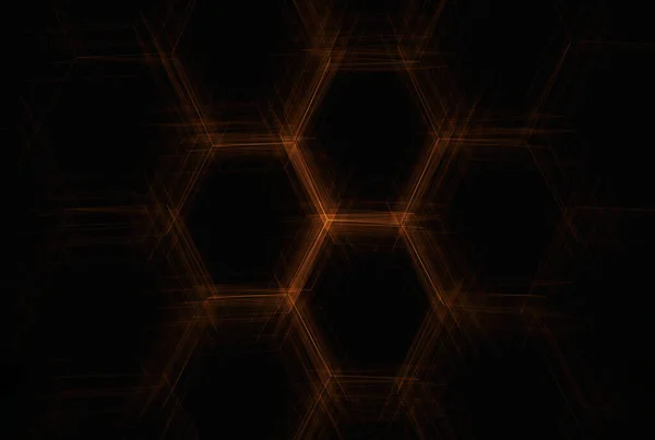 Latar Belakang Abstrak Futuristik Hexagon Pola Jaringan Geometri Bentuk Seni — Stok Foto