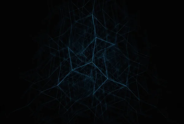 Latar Belakang Abstrak Futuristik Hexagon Pola Jaringan Geometri Bentuk Seni — Stok Foto
