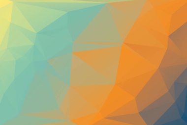 Çokgen desenli üçgen poli dokusu çok renkli çokgen şekilli duvar kağıdı sanatı