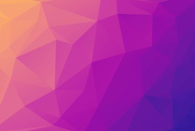 Üçgen desenli çok renkli çokgen desenli soyut şekilli arkaplan çizimi