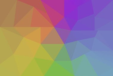 Çokgen desenli üçgen poli dokusu çok renkli çokgen şekilli duvar kağıdı sanatı