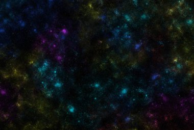 Yıldızlı galaksi. Karanlık sonsuz samanyolu. Parlak kozmos.