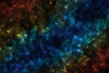 Yıldızlı galaksi. Karanlık sonsuz samanyolu. Parlak kozmos.