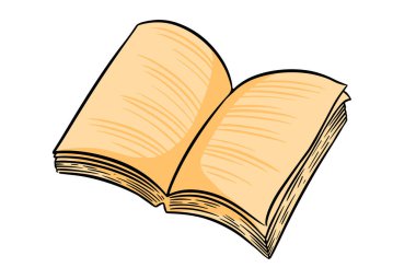 Kitapçı dükkanının yaratıcı öğrenci sembolü