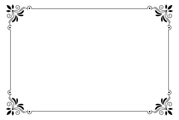Süsleme çerçeve çizimi kaligrafik desen dekoratif sanat kenarı
