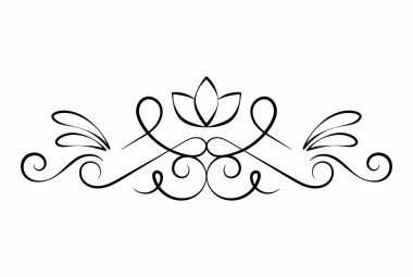 Süslü manşet zarif düğün sembolü sanat eseri.