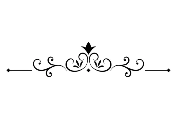 Ornament Titulek Elegance Dekorace Svatební Symbol Umělecké Dílo — Stock fotografie