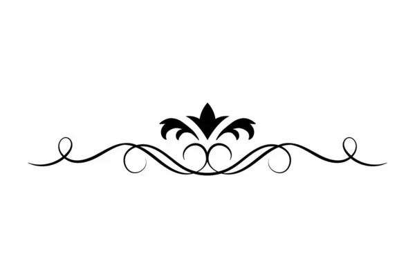 Ornament Titulek Elegance Dekorace Svatební Symbol Umělecké Dílo — Stock fotografie