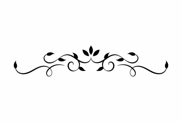 Ozdoba Nagłówek Elegancja Dekoracja Ślub Symbol Grafika — Zdjęcie stockowe