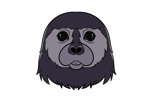 Seal Animal Head Cartoon Wildlife Face Character Art — Stock Photo, Image
