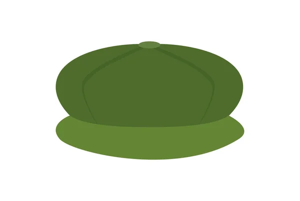 緑のバギー帽子オーストラリアの伝統衣装漫画スタイル — ストック写真