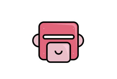 Robot baş yapay zeka robotu iletişim karakteri klip sanatı