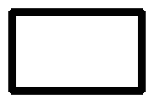 Черная Рамка Орнамент Искусства Декоративные Границы Темные Антикварные Произведения — стоковое фото