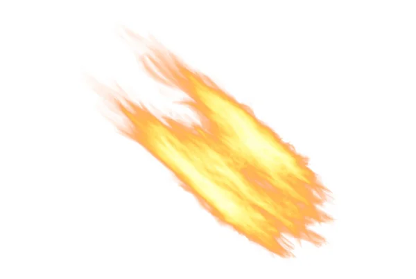 Fire Trail Meteor Artwork Dangerous Flame Symbol Powerful Bonfire — Stock Photo, Image
