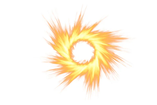 着火爆炸的火焰艺术品强大的热效应地狱般的漩涡插图艺术 — 图库照片