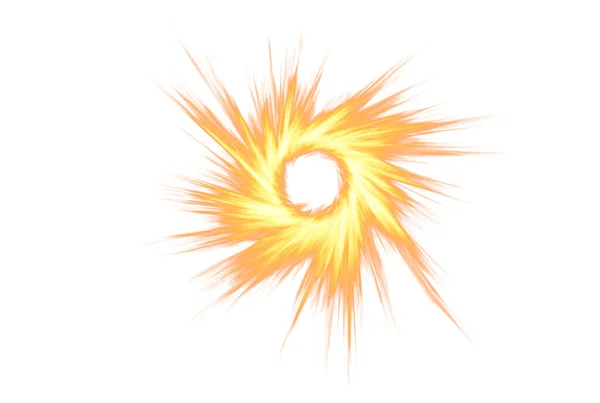 Fogo Explodindo Arte Chama Poderoso Efeito Calor Inferno Redemoinho Ilustração — Fotografia de Stock