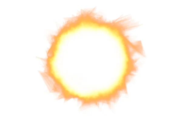 Eldklot Konstverk Flameffekt Farlig Brinnande Explosiv Effekt — Stockfoto