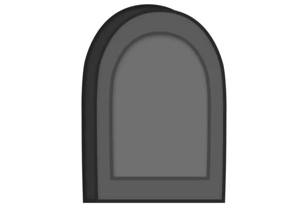 Tombstone Umění Halloween Náhrobní Kámen Žula Rakev Kámen Hřbitov Symbol — Stock fotografie
