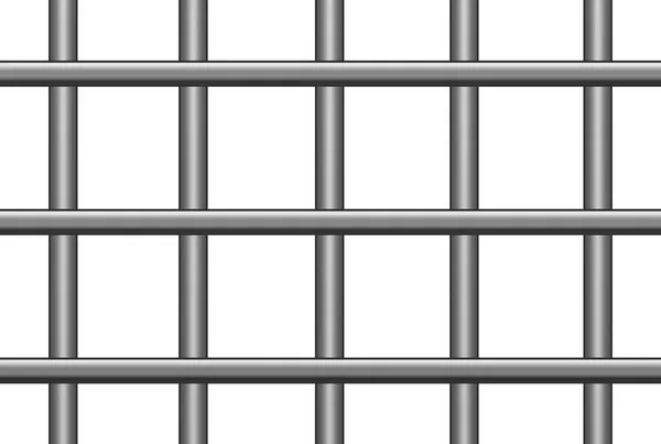 Gefängniszaun Kriminelle Gefangene Eisen Stahl Sicherheit Justiz Block Hintergrund Kunst — Stockfoto