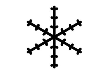 Xmas kar taneleri kışın yılbaşı tasarımı element silueti kristal sembol işareti