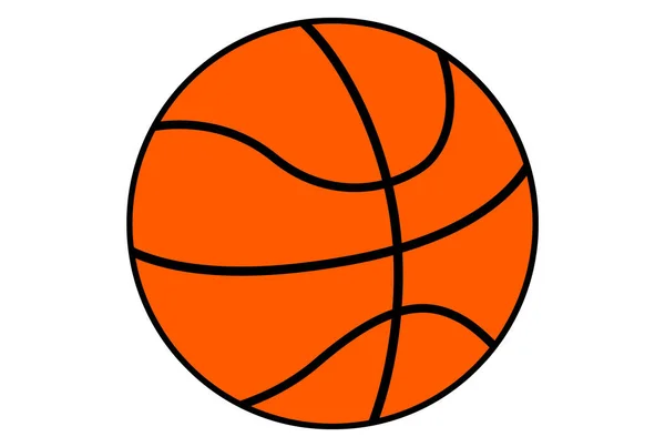 篮球橙色运动球运动圈物体 — 图库照片