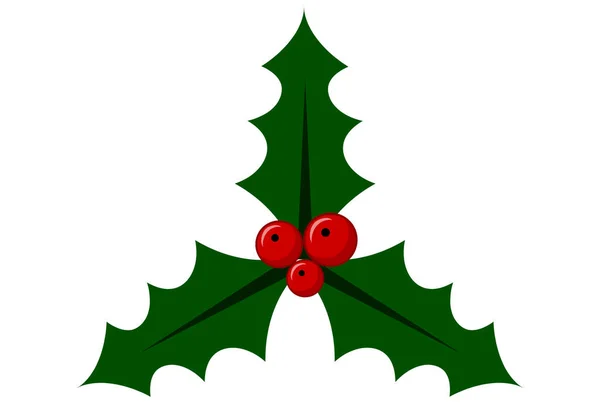 Holly Christmas Konst Glad Xmas Illustration God Jul Religiösa Klipp — Stockfoto